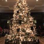 L'albero di Natale e  Dom Perignon della serata