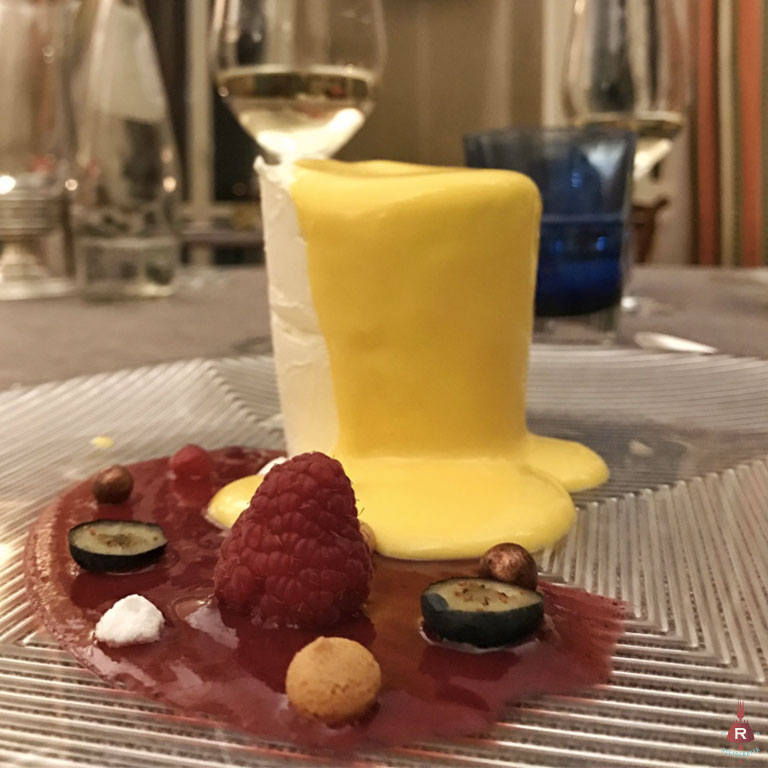 Bicchiere apparente con zabajone