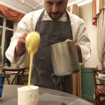 Bicchiere apparente con zabajone